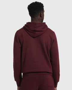 True ClassicMahogany Fleece French Terry Pullover Hoodie