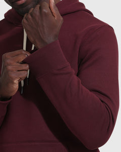 True ClassicMahogany Fleece French Terry Pullover Hoodie