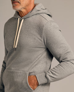 True ClassicDark Heather Gray Fleece French Terry Pullover Hoodie