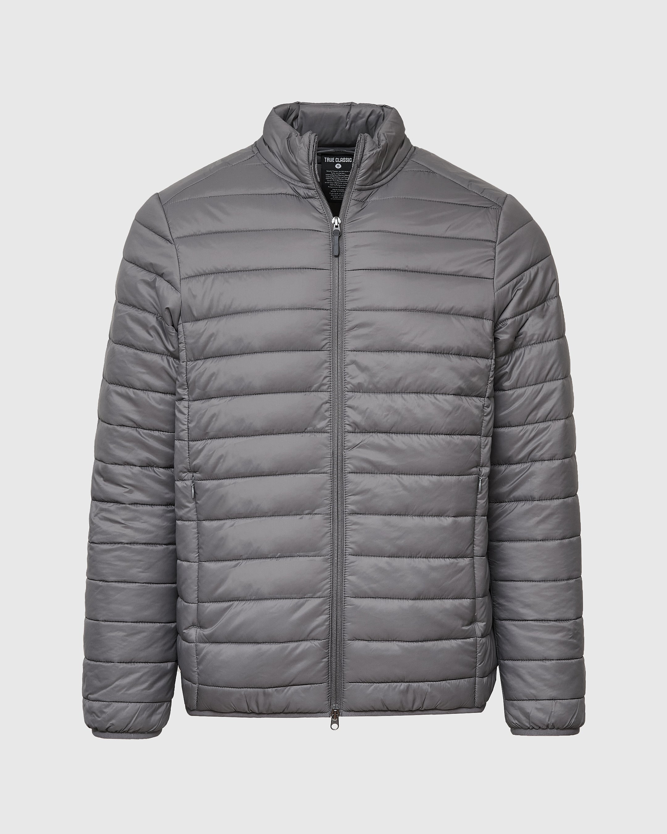 Gunmetal sales puffer jacket