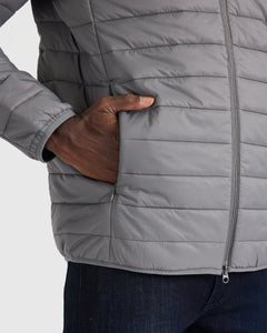 True ClassicGunmetal Puffer Jacket