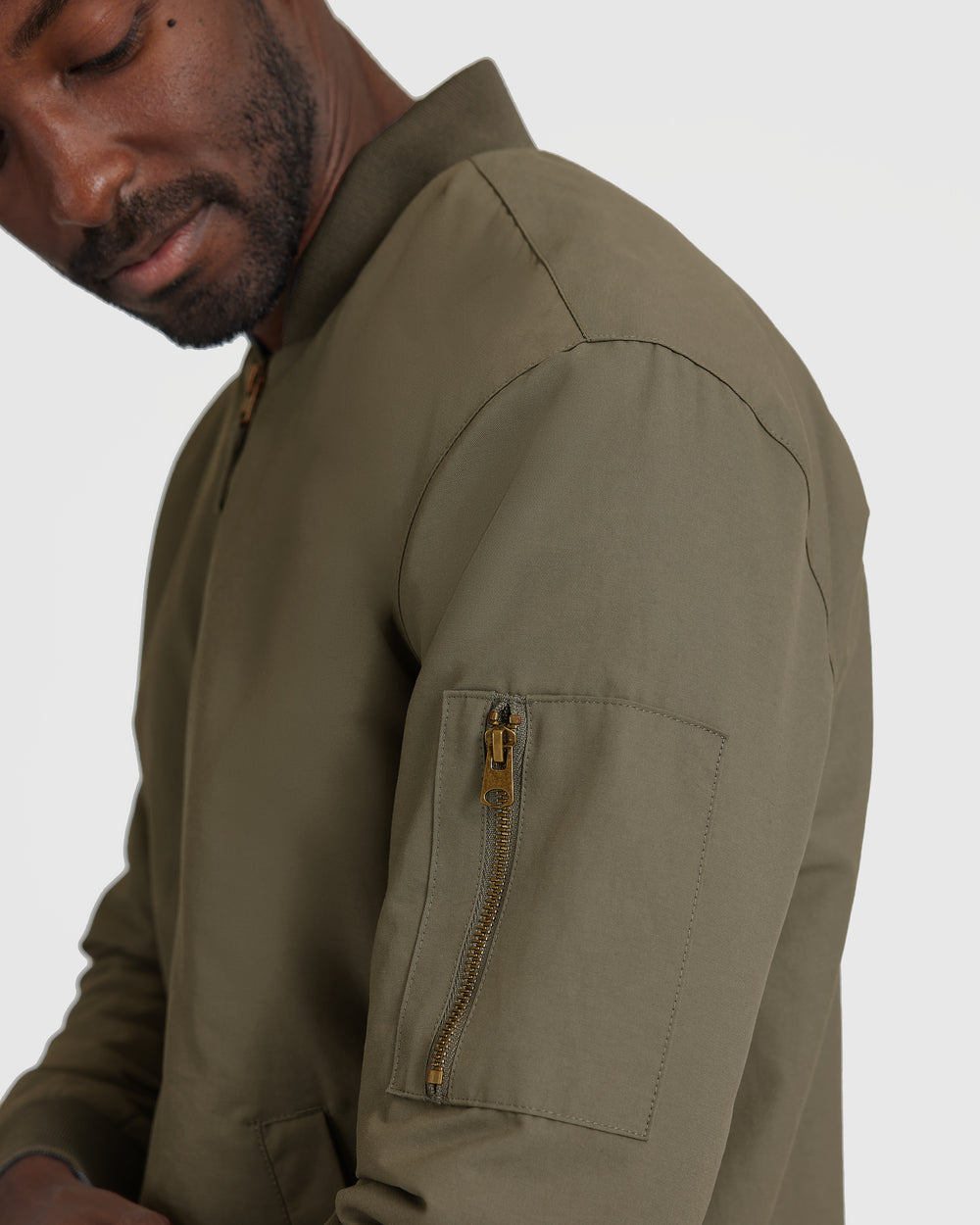 Army Green Bomber Jacket | Army Green Bomber Jacket | True Classic