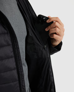 True ClassicBlack Hooded Puffer Jacket