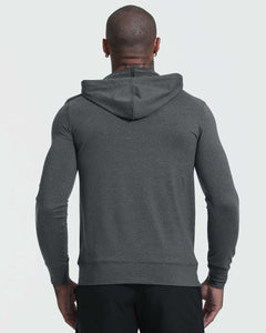 True ClassicCharcoal Heather Active Comfort Full Zip Hoodie