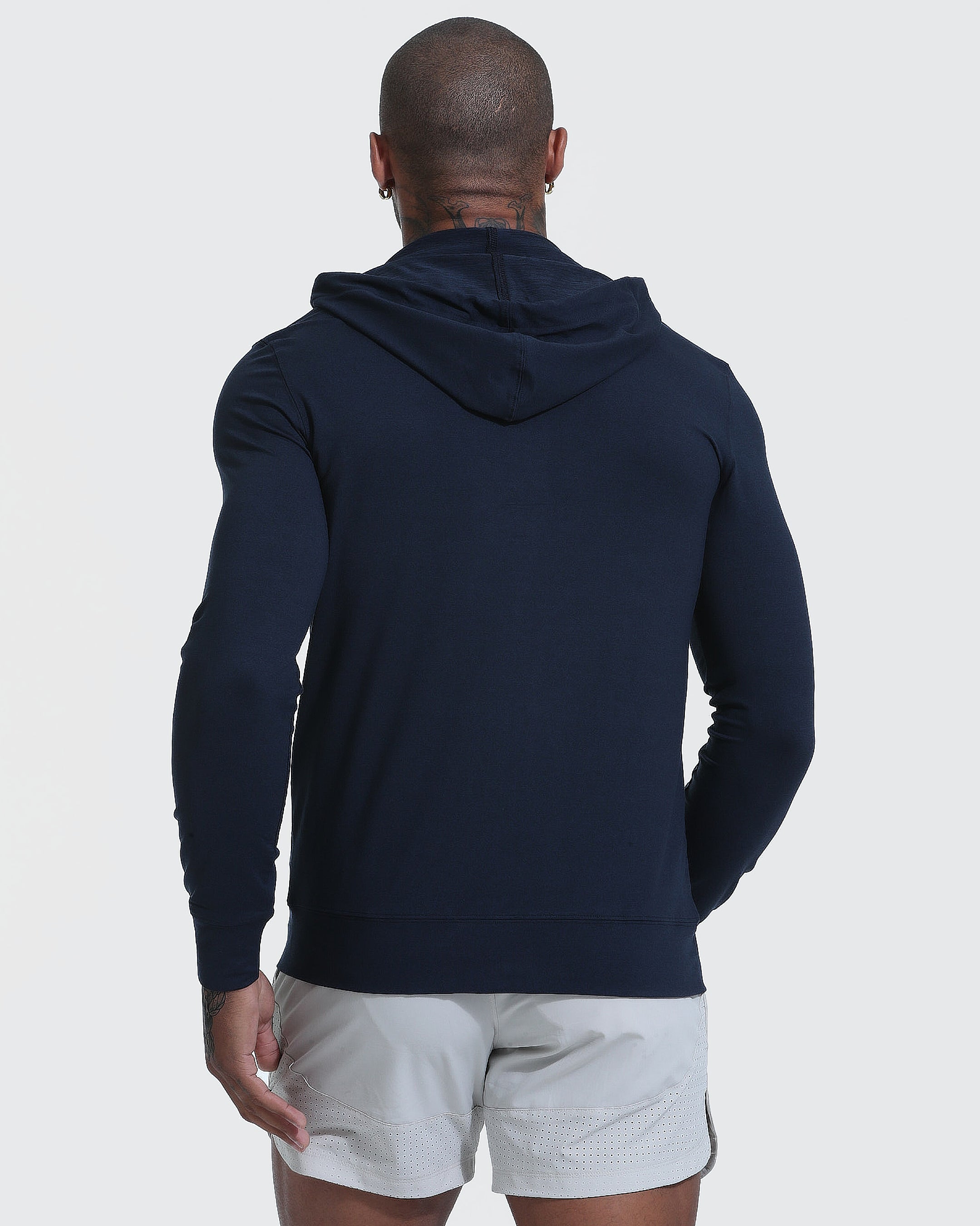 Heather Navy Active Comfort Full Zip Hoodie | Heather Navy Active ...