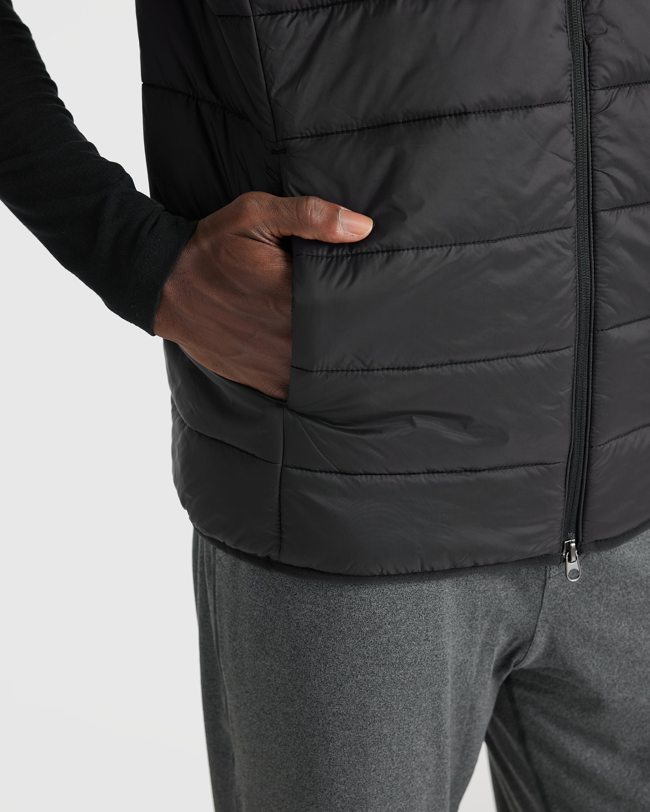 Black Puffer Vest | Black Puffer Vest | True Classic