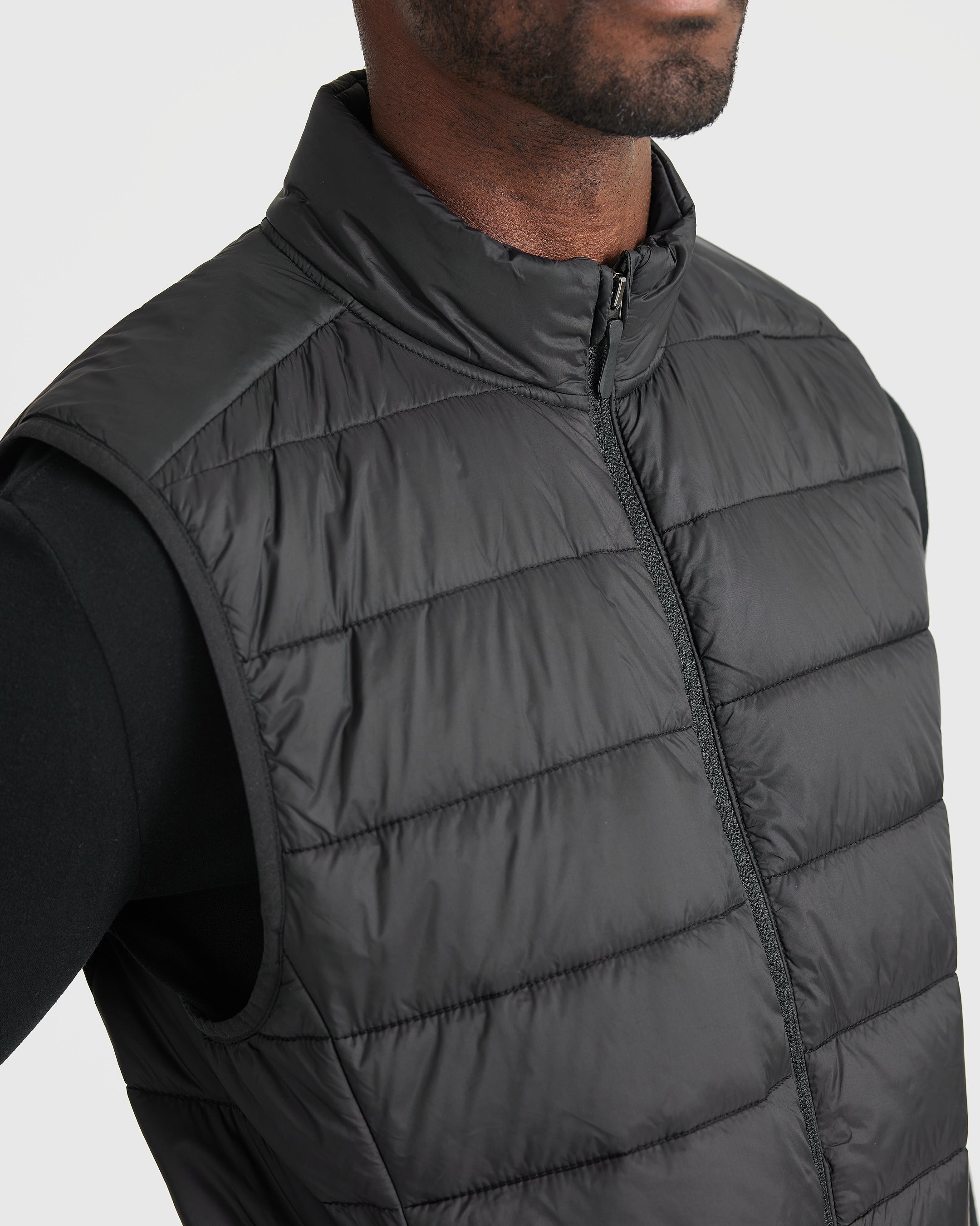 Black Puffer Vest | Black Puffer Vest | True Classic