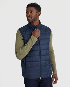 True ClassicNavy Puffer Vest