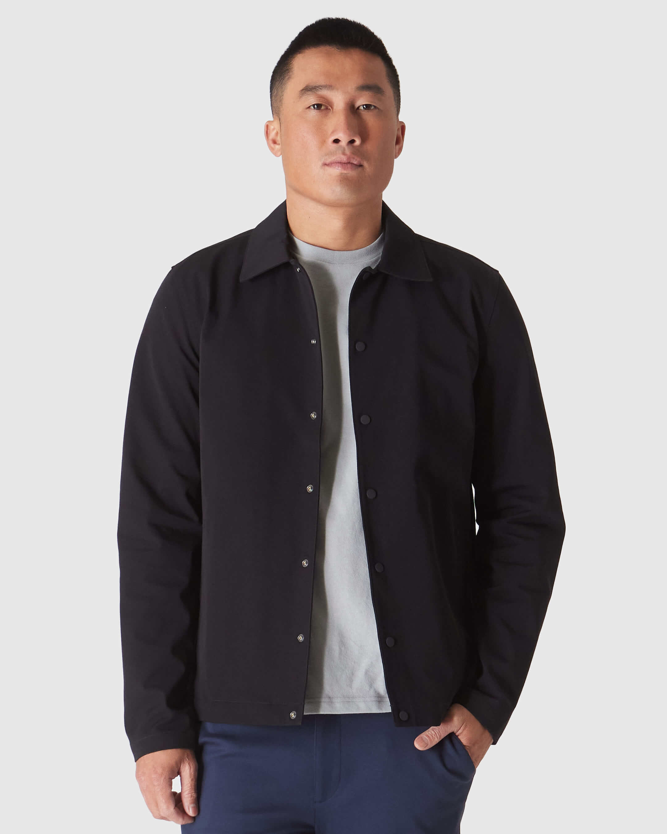 Black Coaches Jacket Black Coaches Jacket True Classic