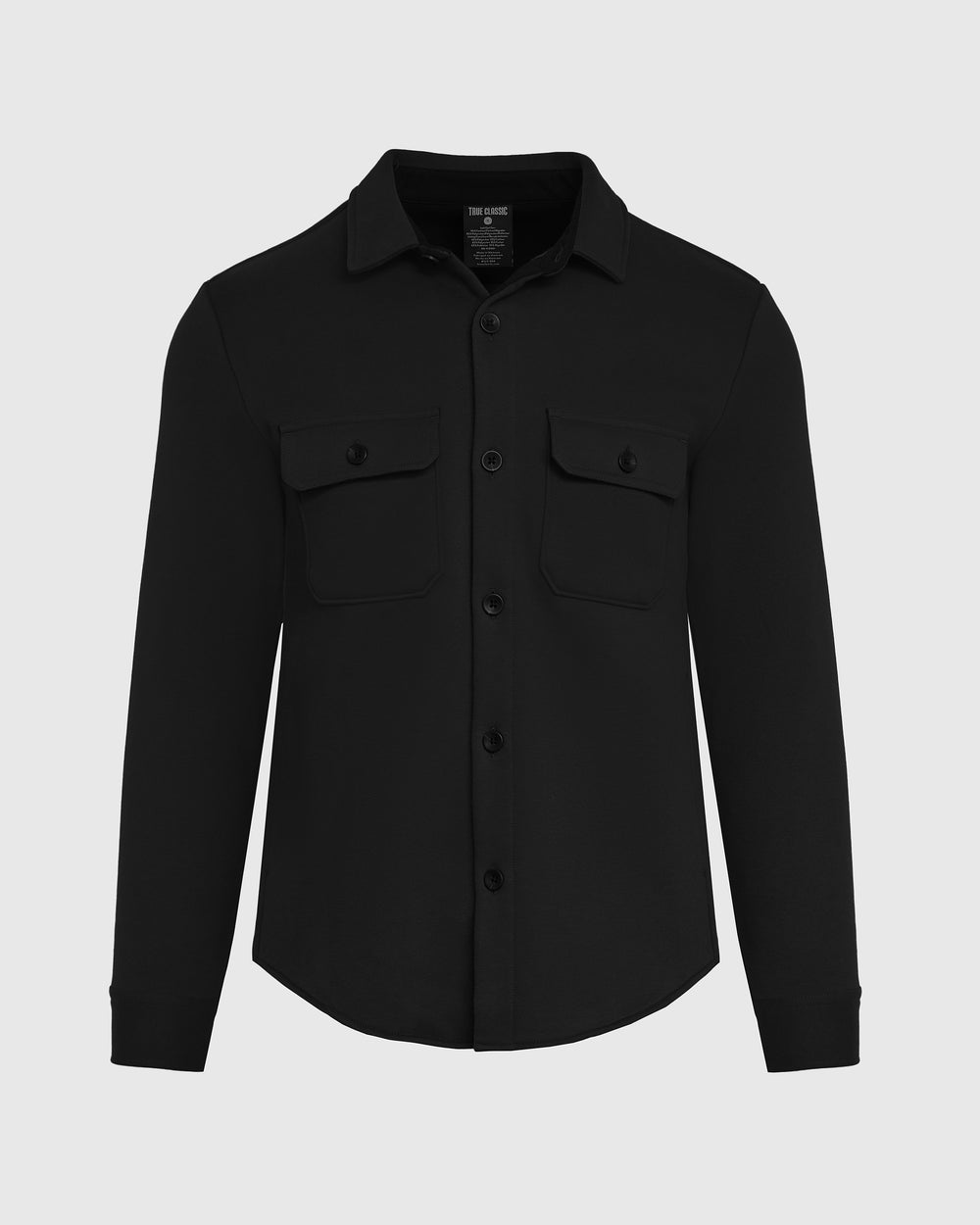 Black Fleece Shirt Jacket