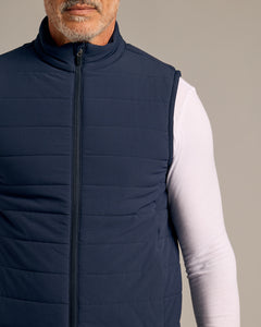 True ClassicNavy Puffer Vest 2.0