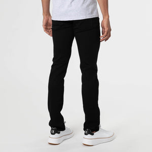 True ClassicSchmale Comfort Stretch-Jeans in Schwarz-Waschung