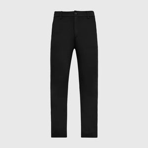 True ClassicSchmale Komfort-Strick-Chino-Hose in Schwarz