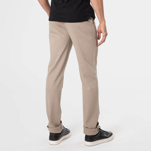 True ClassicPantalón chino de punto cómodo y ajustado caqui