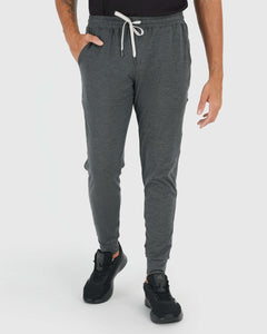 True ClassicBlack & Charcoal Heather Gray Active Training Joggers 2-Pack