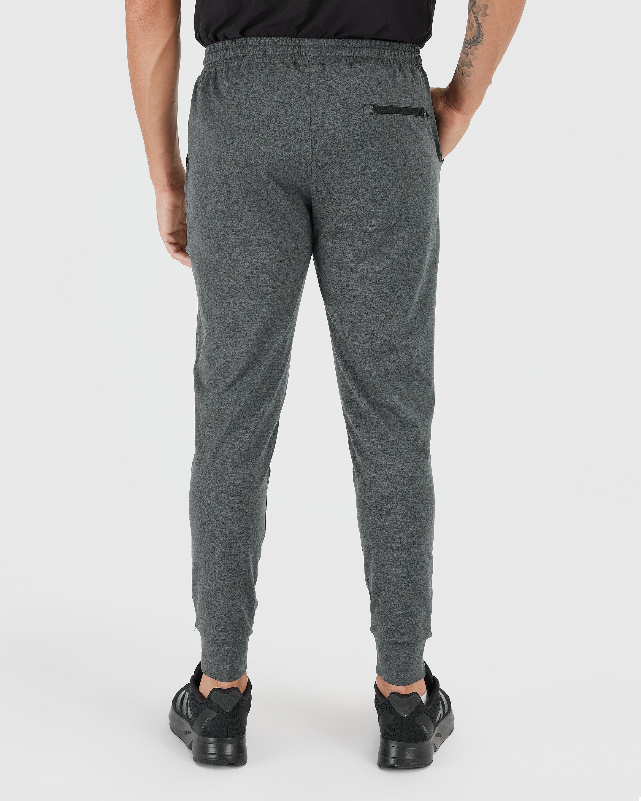 Charcoal Heather Gray Active Joggers – True Classic