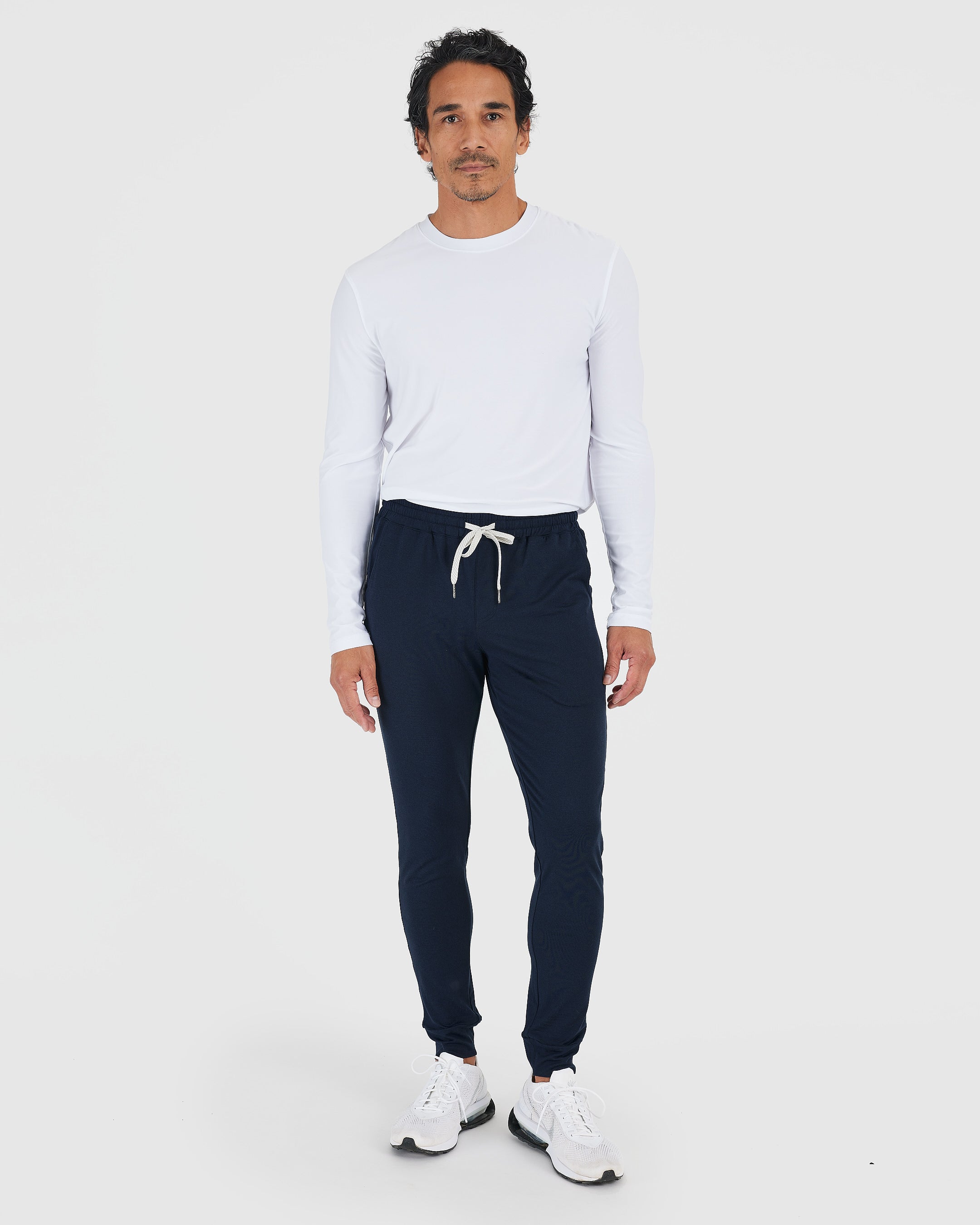 Dark sales navy joggers