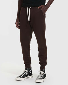 True ClassicDark Oak Fleece French Terry Joggers