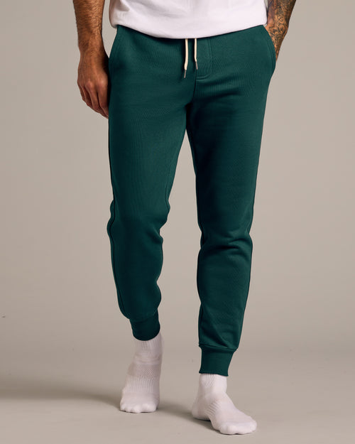 Emerald Fleece French Terry Joggers