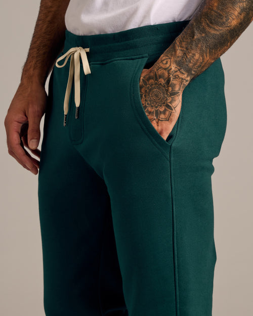 Emerald Fleece French Terry Joggers