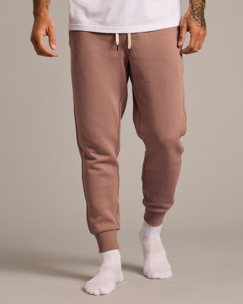 Slate Mauve Fleece Crew and Jogger 2-Pack