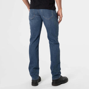 True ClassicMedium Straight Comfort Stretch-Jeans in Indigo-Waschung