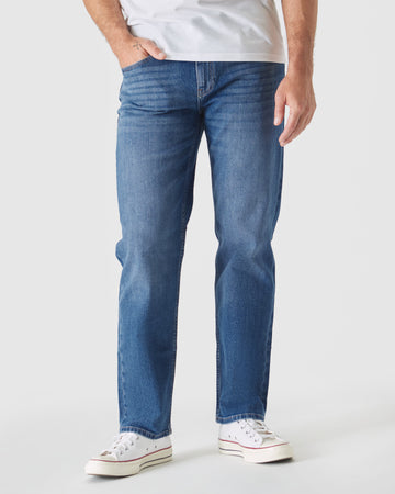 Stretch Stone Washed Denim Pants for Men 'Centenario' - ID: 42856