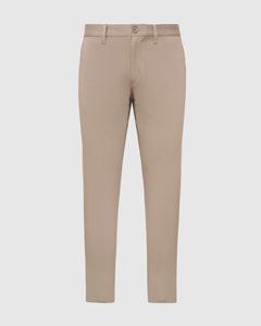 True ClassicSchlanke Twill-Chino-Hose in Khaki