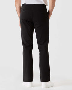 True ClassicPantalón chino de sarga recto negro