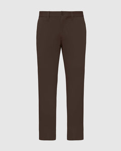 True ClassicDark Oak Straight Twill Chino Pant