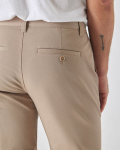 True ClassicPantalón chino de sarga recto caqui