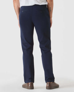 True ClassicPantalón chino de sarga recto azul marino