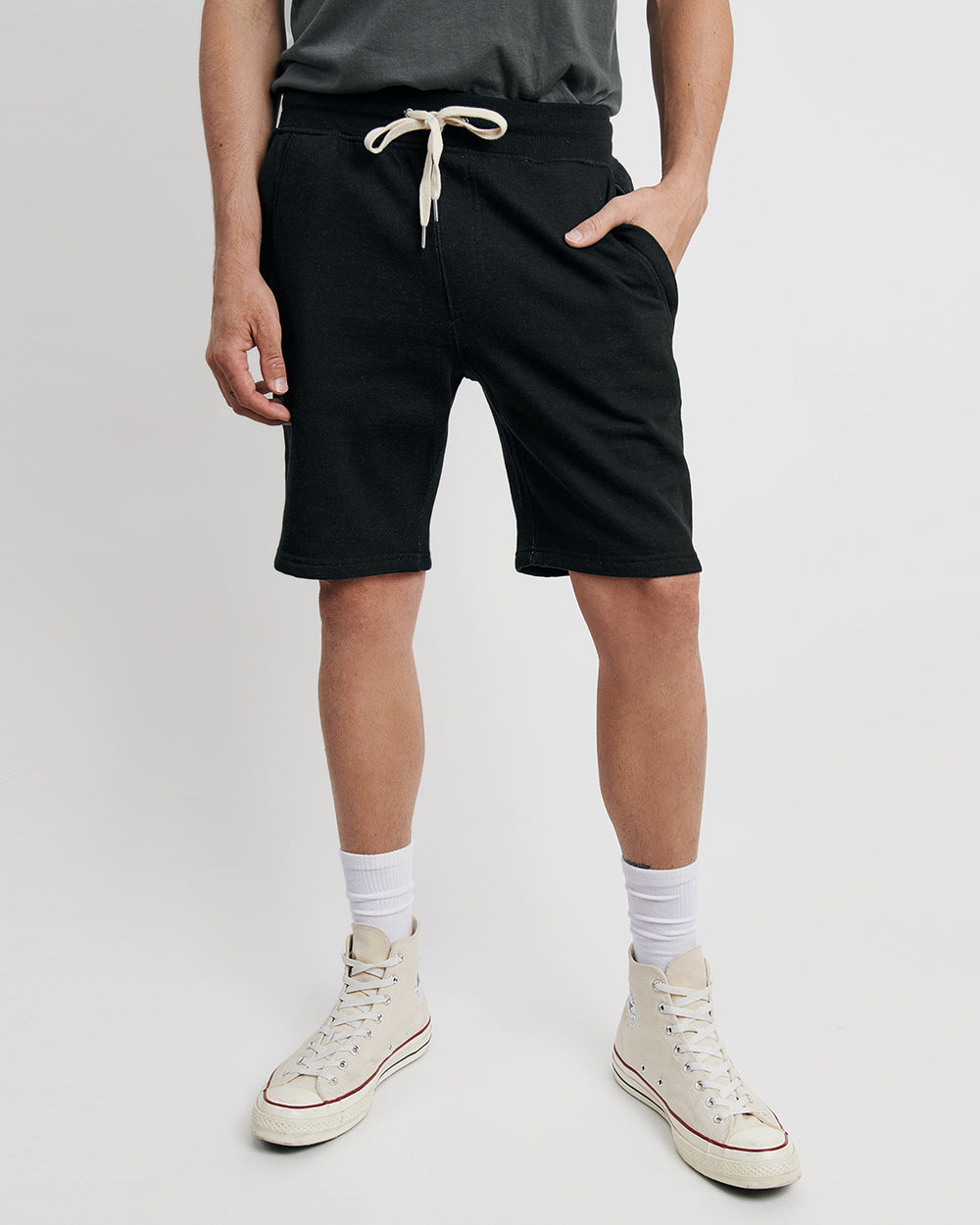 True Black Fleece Shorts