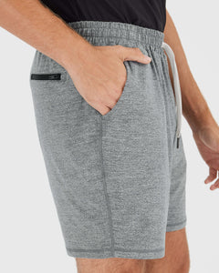 True ClassicActive-Komfort-Shorts in Heather Gray