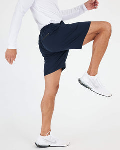 True ClassicActive-Komfort-Shorts in dunklem Heather Marineblau