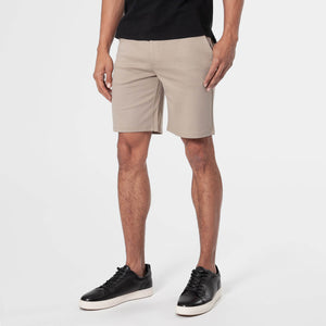 True Classic9" Khaki Comfort Knit Chino Shorts