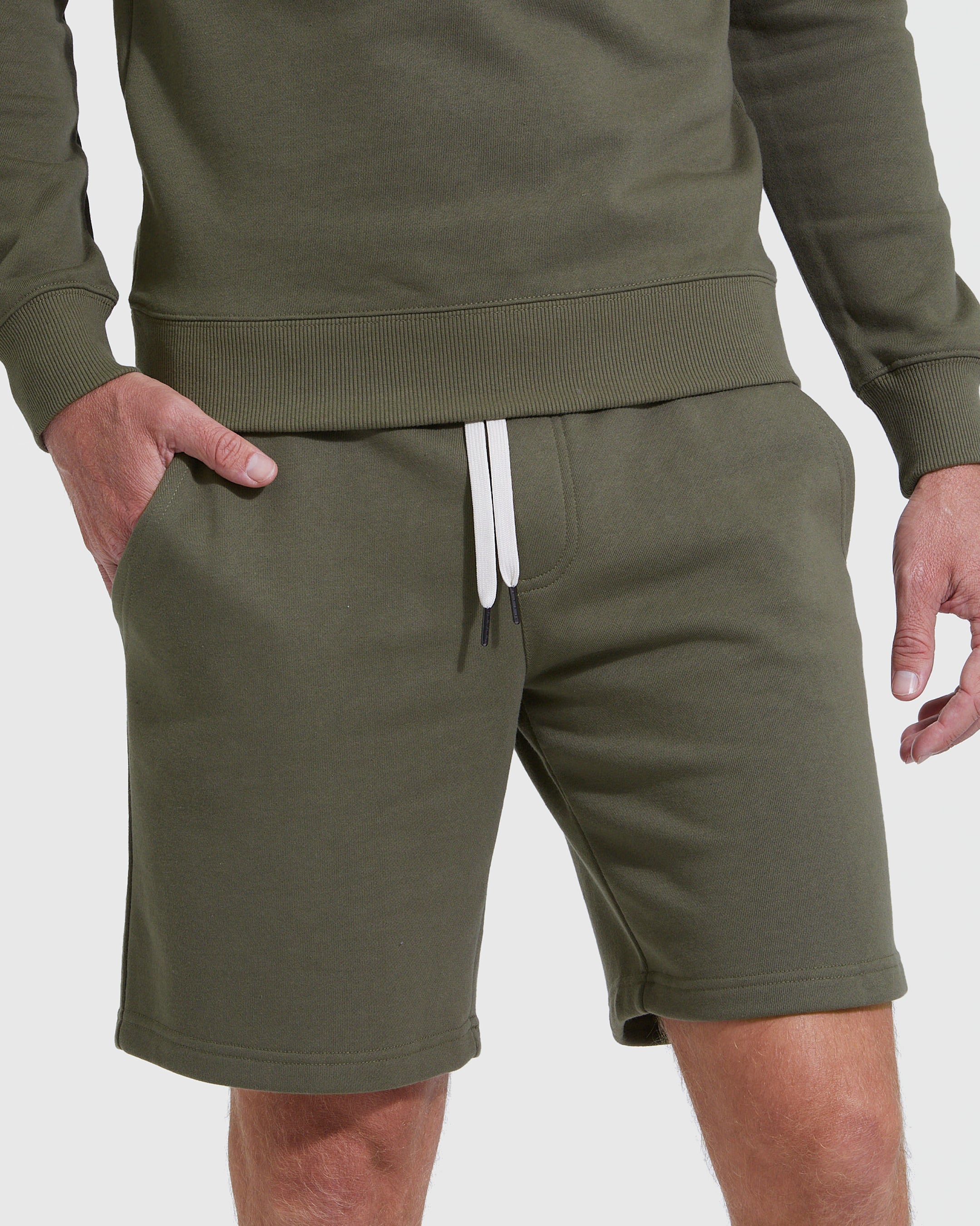 Terry hot sale fleece shorts