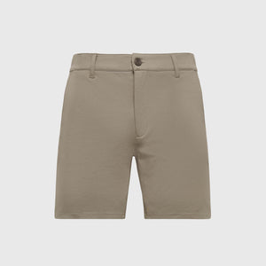 True Classic7" Khaki Comfort Knit Chino Shorts