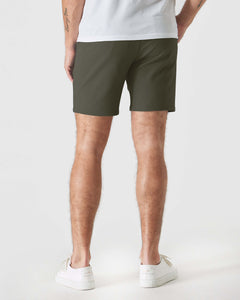 True Classic17 cm Komfort-Strick-Chino-Shorts in Militärgrün