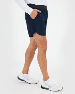 True Classic7" Navy Active Training Shorts 2.0