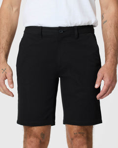 True Classic9" Black Classic Twill Shorts