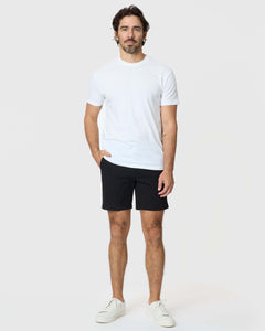 True Classic7" Black Classic Twill Shorts