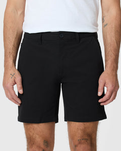 True Classic7" Black Classic Twill Shorts