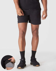 True ClassicBlack & Voyager 7" 2-In-1 Active Training Shorts 2-Pack