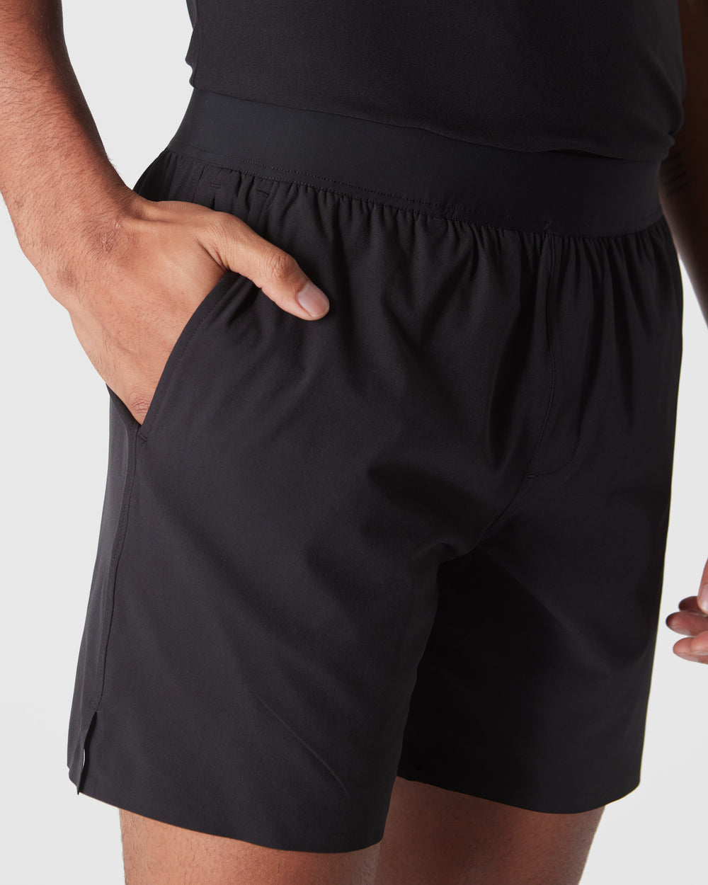 Basic b*tch'' black cool unisex 2-in-1 running & fitness shorts