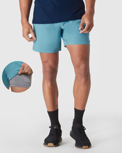 True Classic17 cm 2-in-1-Trainingsshorts in Voyager