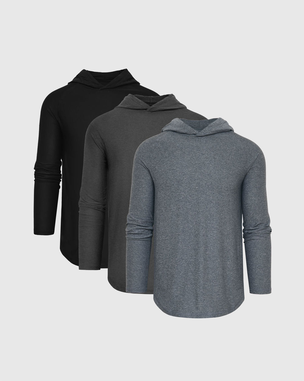 Dark Heather Active Hoodie 3-Pack