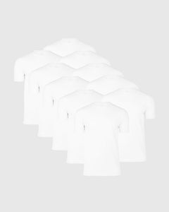 True ClassicAll White Crew 10-Pack