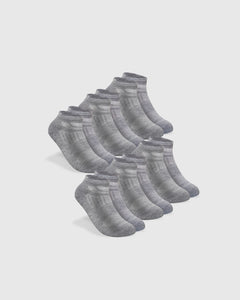 True ClassicHeather Gray Ankle Socks 6-Pack