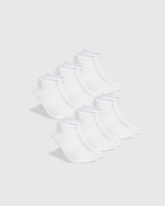 True ClassicWhite Ankle Socks 6-Pack